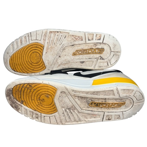 {Nike Air Jordan Legacy 312 Low Pale Vanilla University Gold Yellow Chicago 11.5 - Picture 6 of 9